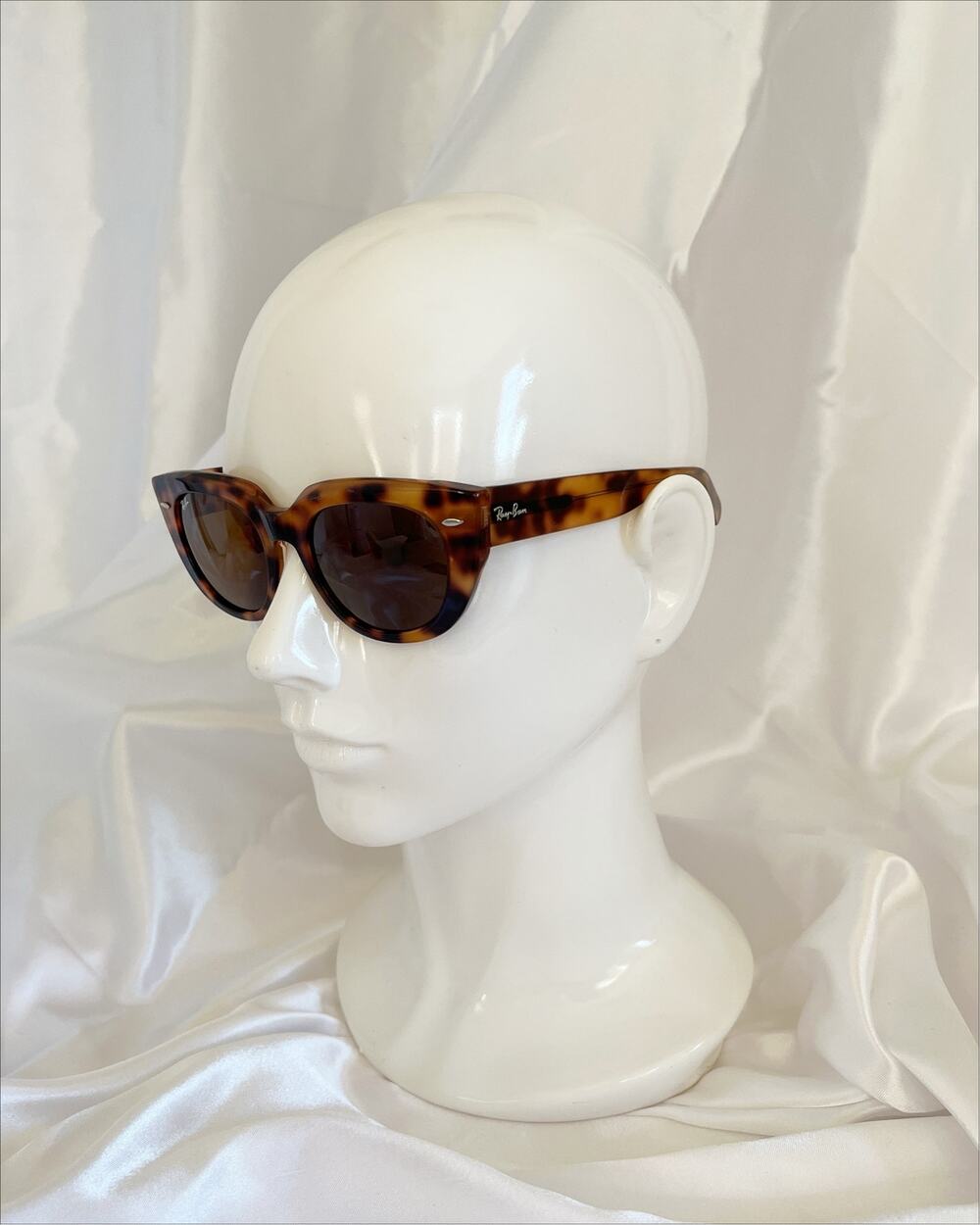 RAY BAN Doreen Cat Eye Sunglasses Havana Tortoise Shell With Case NEW